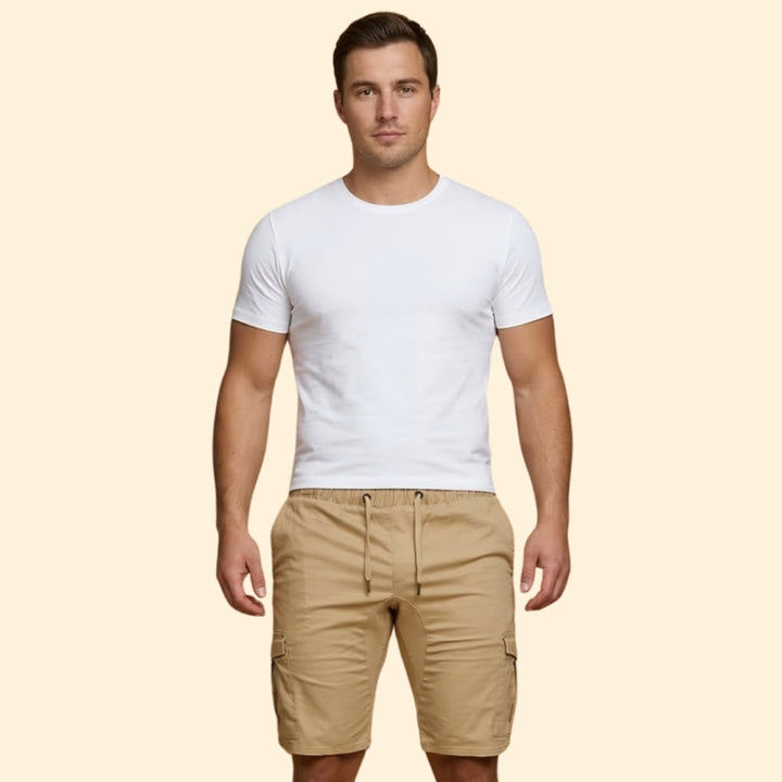 Men’s Cargo Shorts with Side Flap Pockets