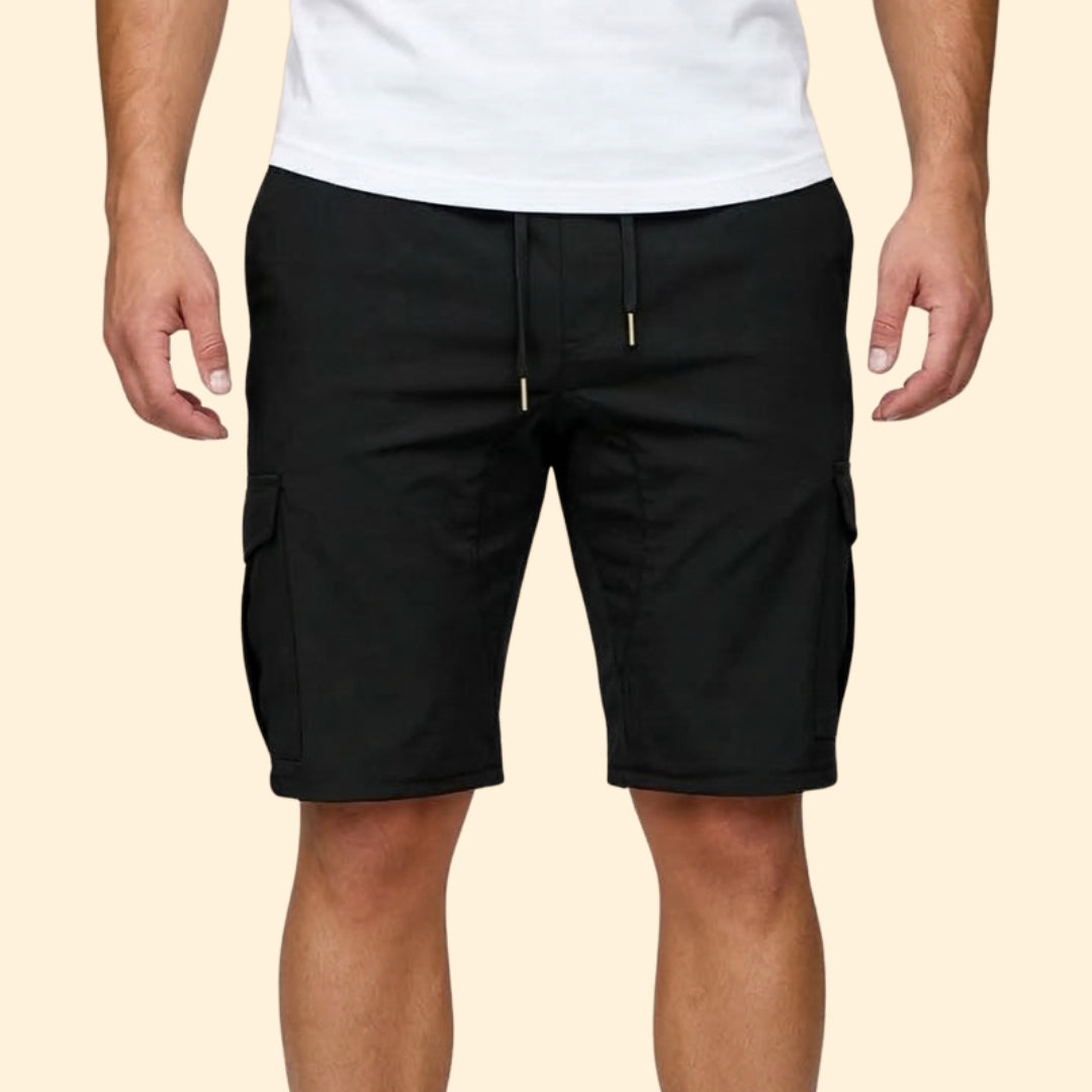 Men’s Cargo Shorts with Side Flap Pockets