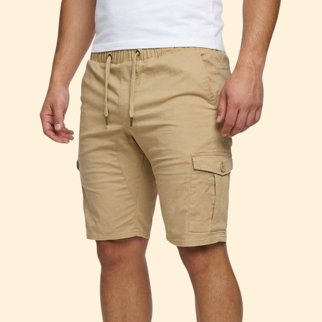 Men’s Cargo Shorts with Side Flap Pockets
