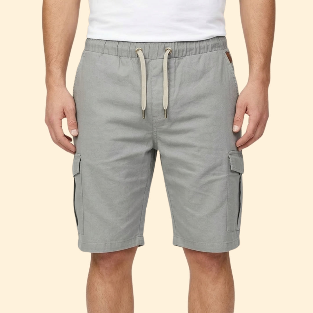 Men’s Cargo Shorts with Side Flap Pockets