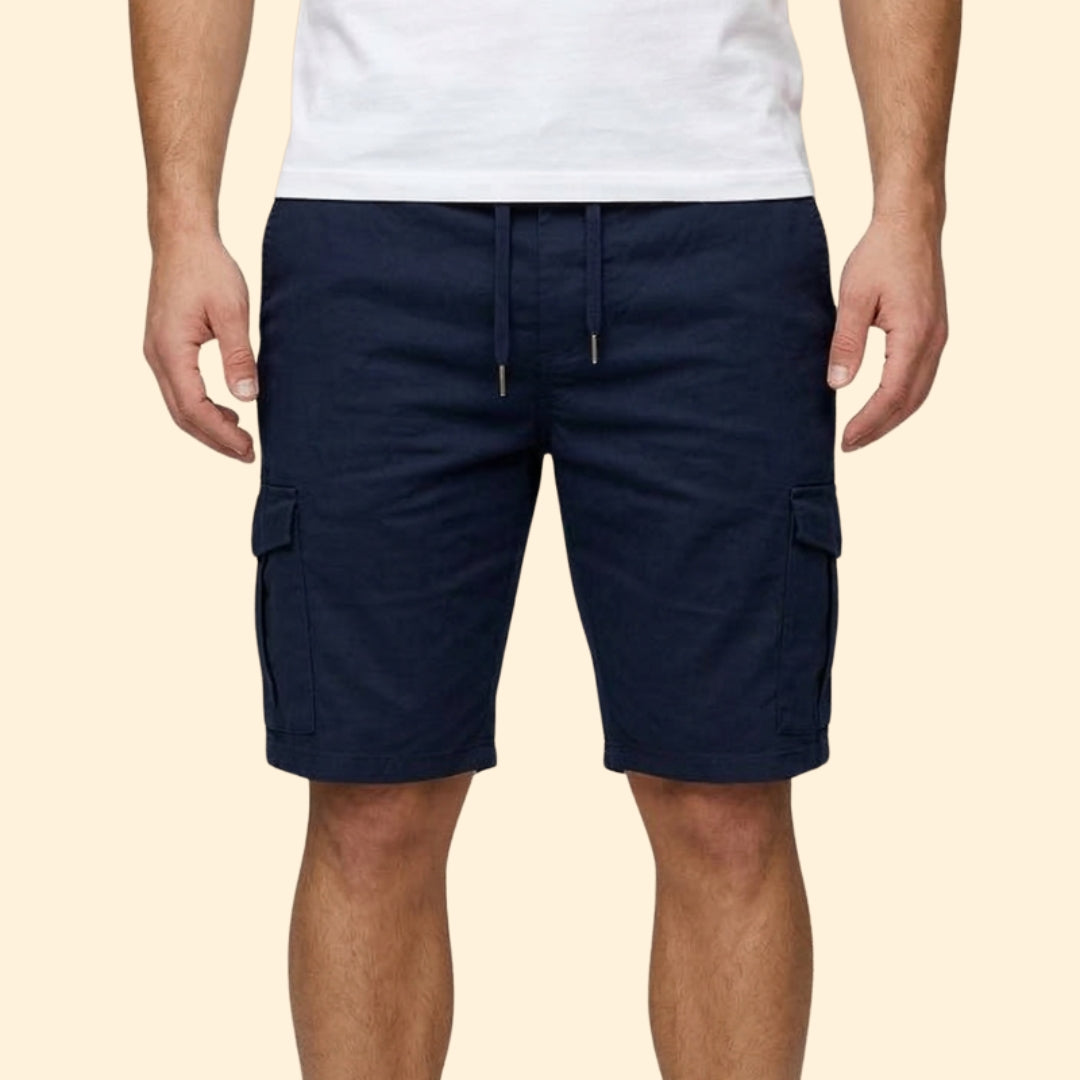 Men’s Cargo Shorts with Side Flap Pockets