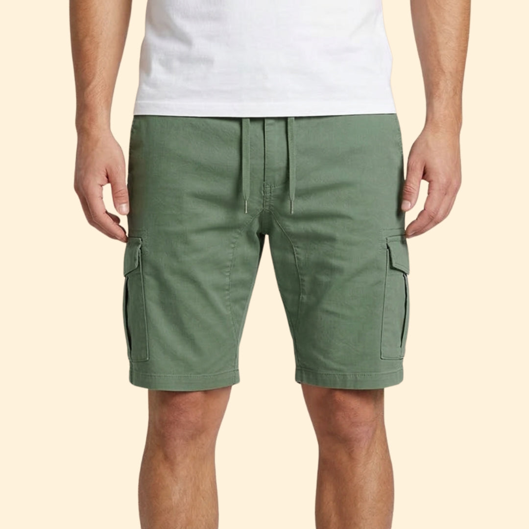 Men’s Cargo Shorts with Side Flap Pockets