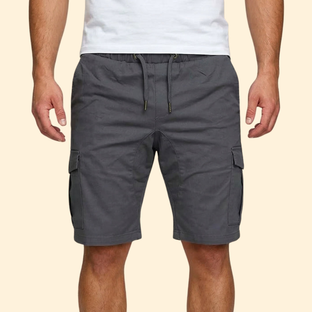 Men’s Cargo Shorts with Side Flap Pockets