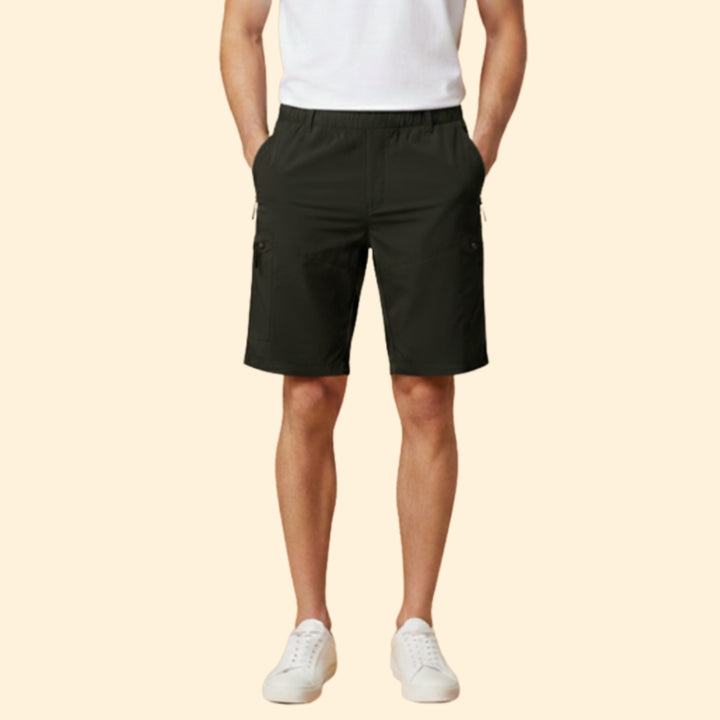 Men’s Cargo Shorts with Zipped Pockets