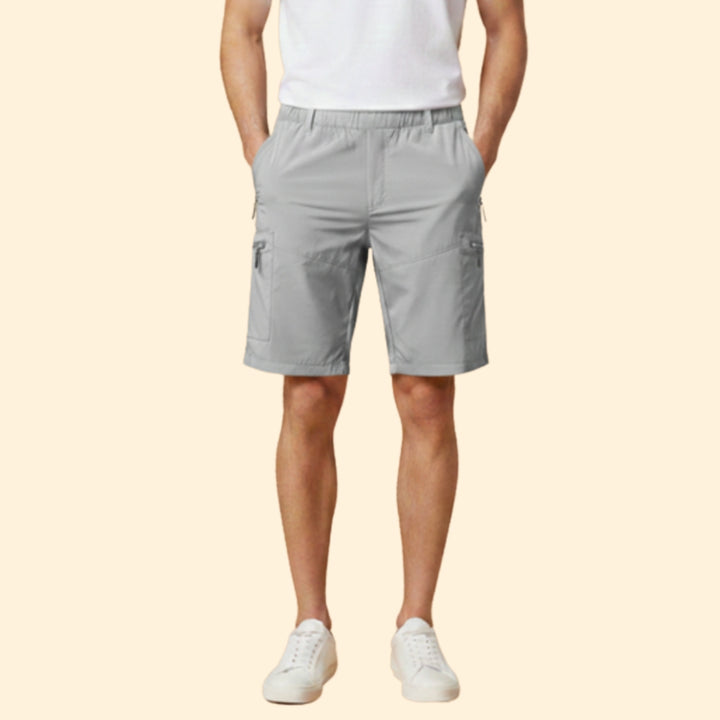 Men’s Cargo Shorts with Zipped Pockets