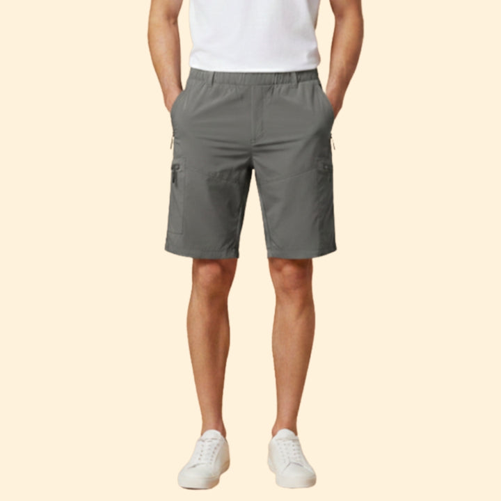 Men’s Cargo Shorts with Zipped Pockets