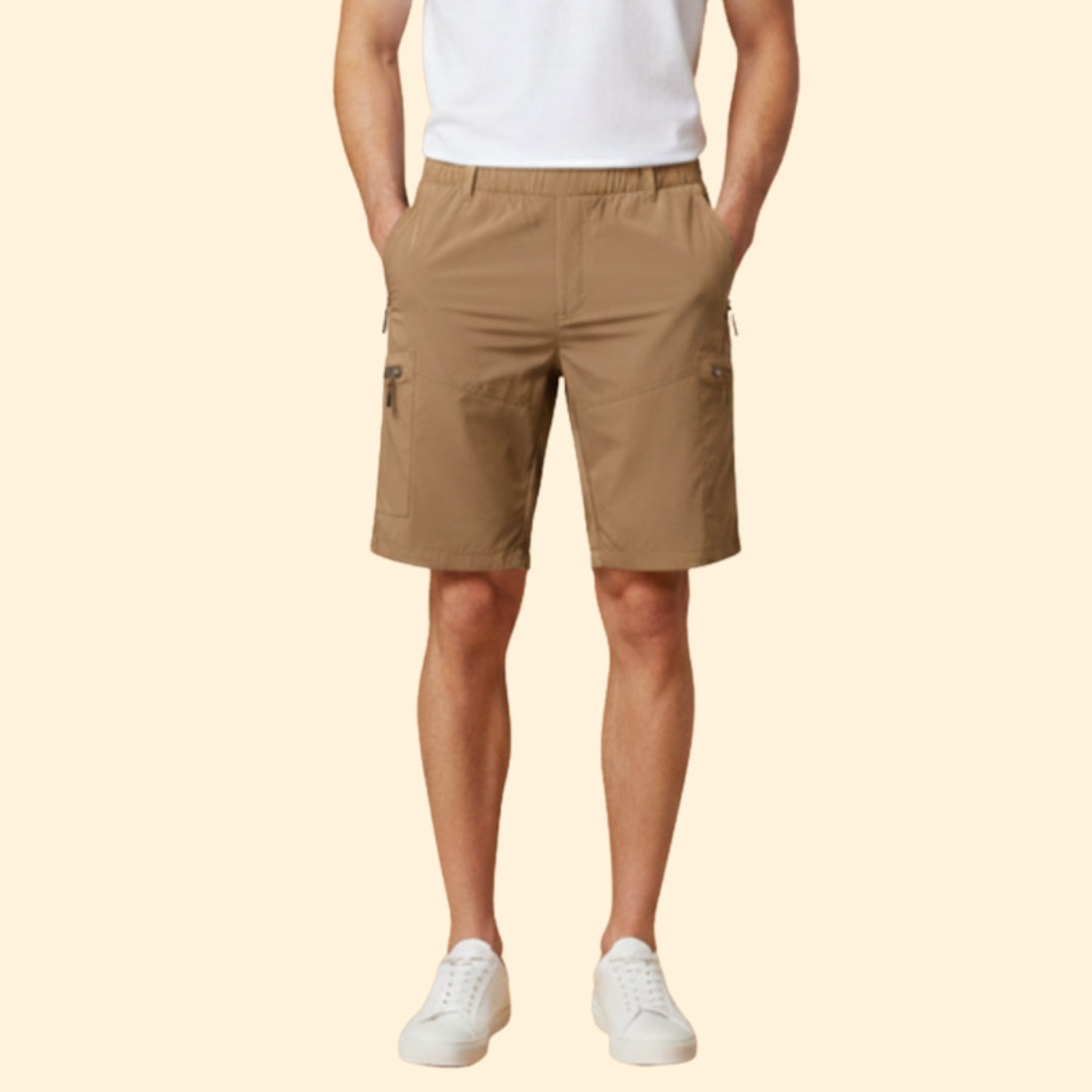 Men’s Cargo Shorts with Zipped Pockets