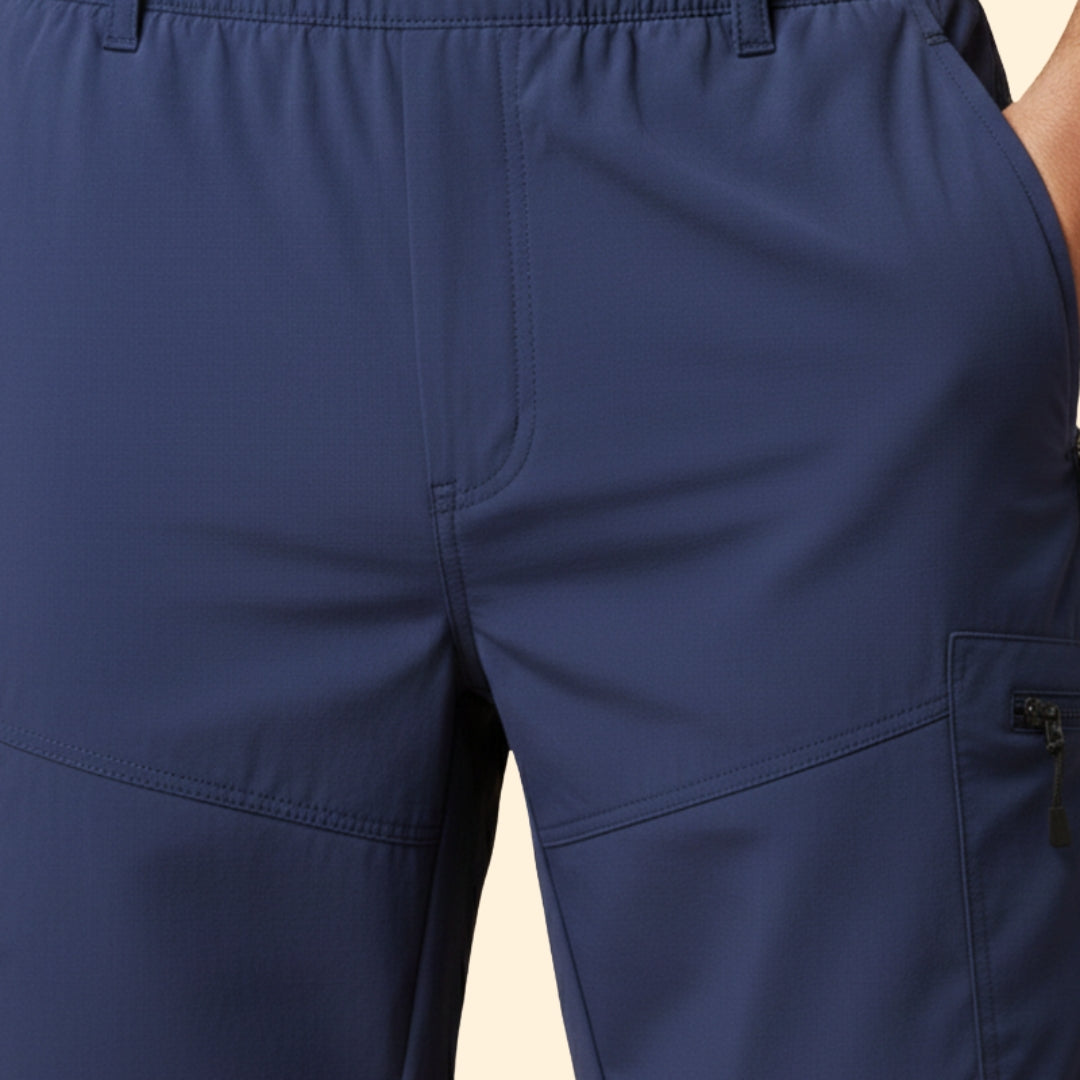 Men’s Cargo Shorts with Zipped Pockets