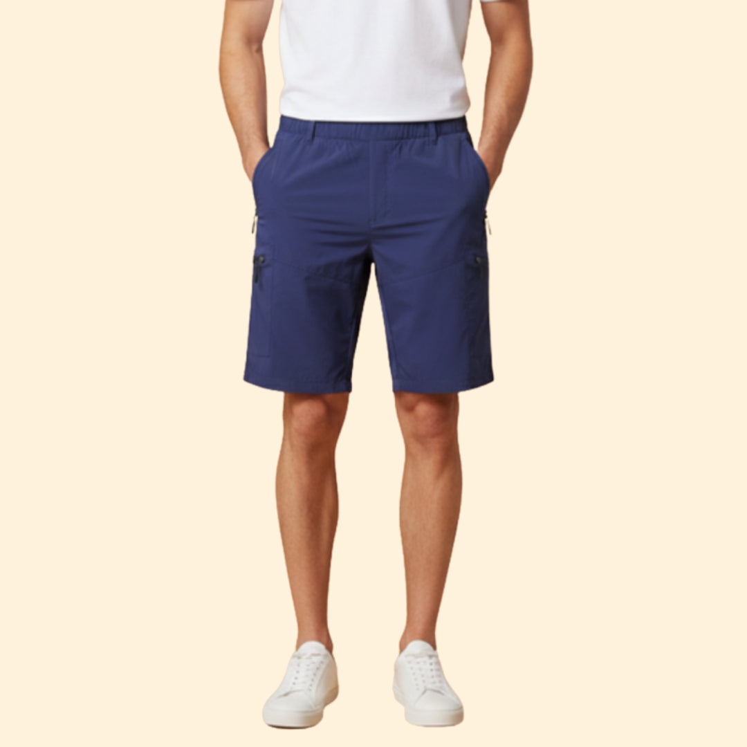 Men’s Cargo Shorts with Zipped Pockets
