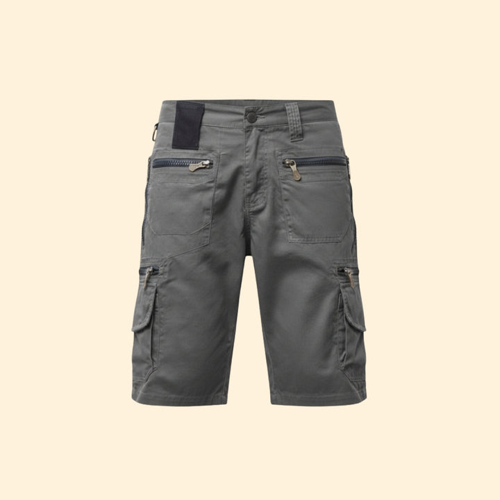 Men's Cargo Shorts with Zipper Pockets