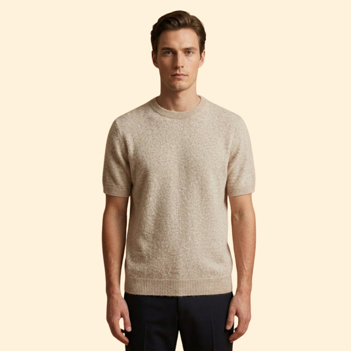 Men’s Cashmere Sweater with Tailored Silhouette