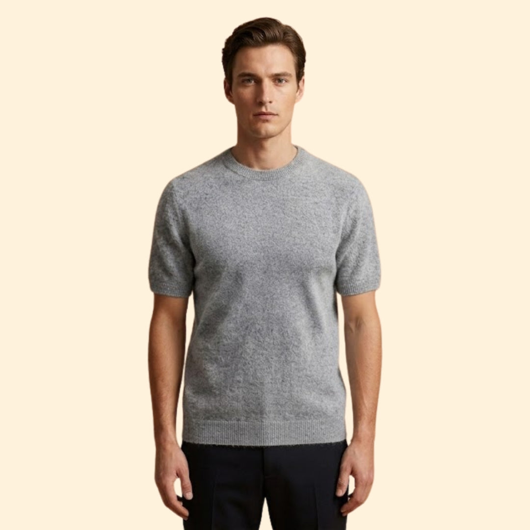 Men’s Cashmere Sweater with Tailored Silhouette