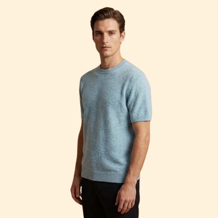 Men’s Cashmere Sweater with Tailored Silhouette