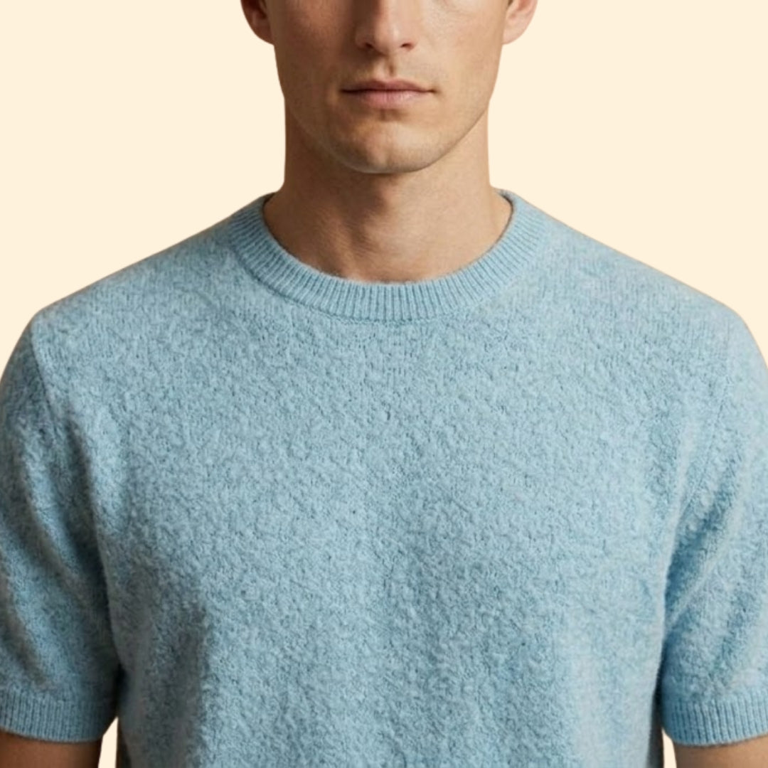 Men’s Cashmere Sweater with Tailored Silhouette