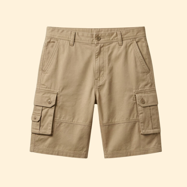 Men’s Casual Cargo Shorts with Adjustable Waist
