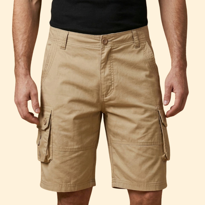 Men’s Casual Cargo Shorts with Adjustable Waist