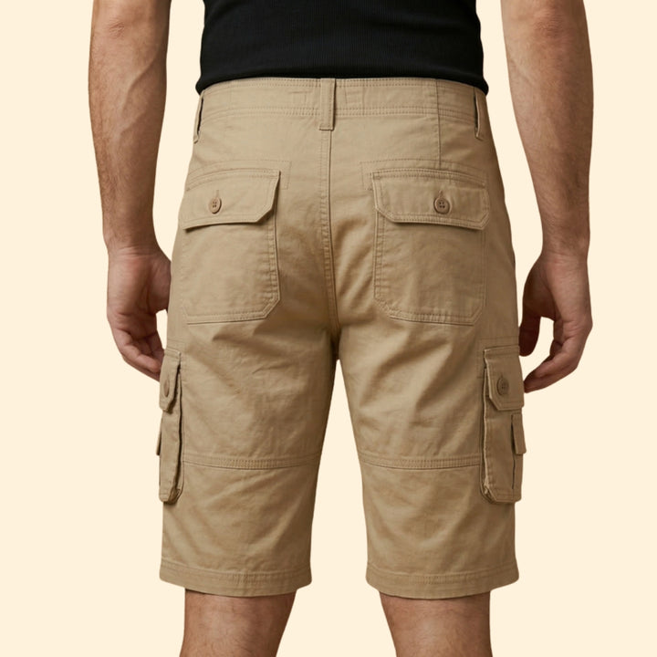 Men’s Casual Cargo Shorts with Adjustable Waist