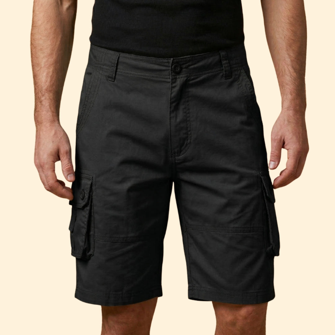 Men’s Casual Cargo Shorts with Adjustable Waist