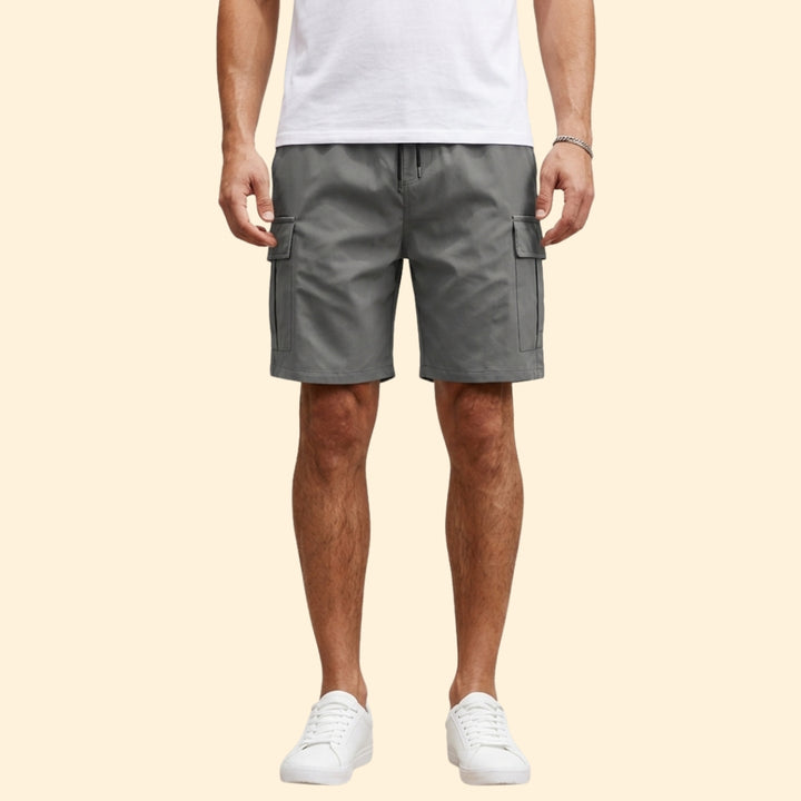 Men’s Casual Cargo Shorts with Drawstring