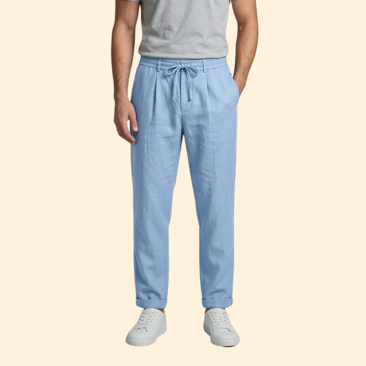 Men’s Casual Pants with Adjustable Waistband