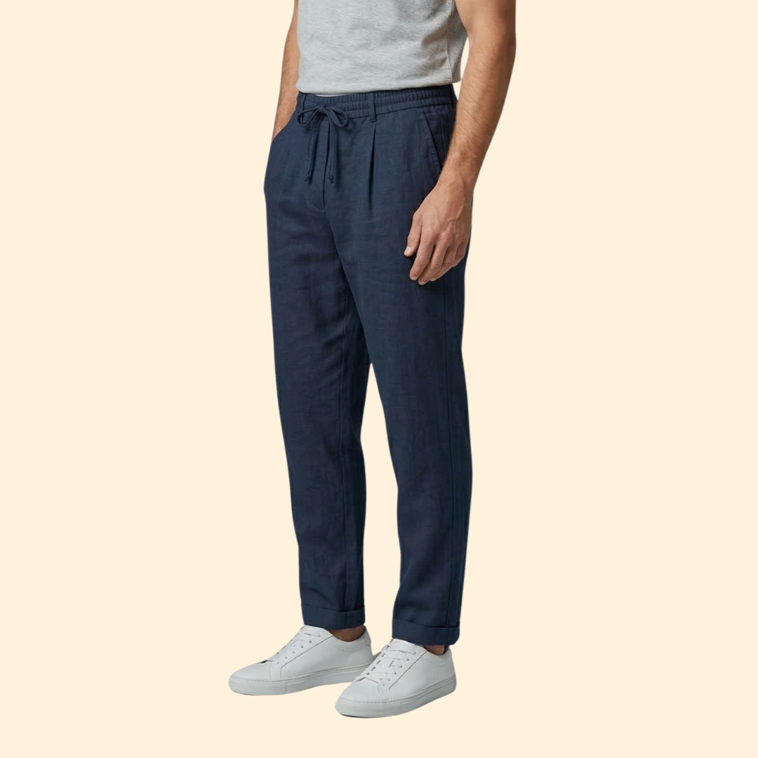 Men’s Casual Pants with Adjustable Waistband