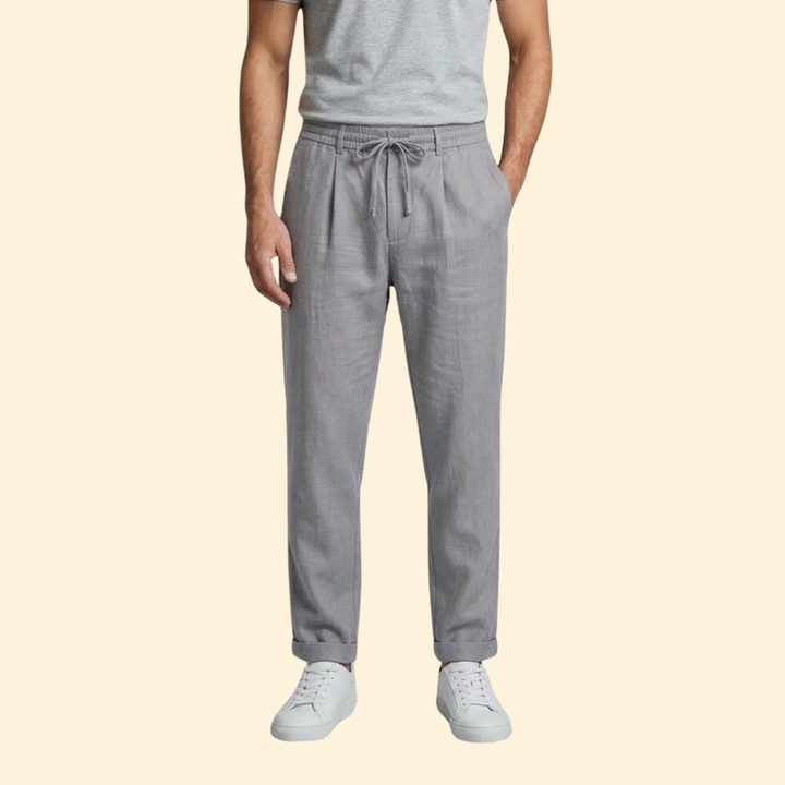 Men’s Casual Pants with Adjustable Waistband