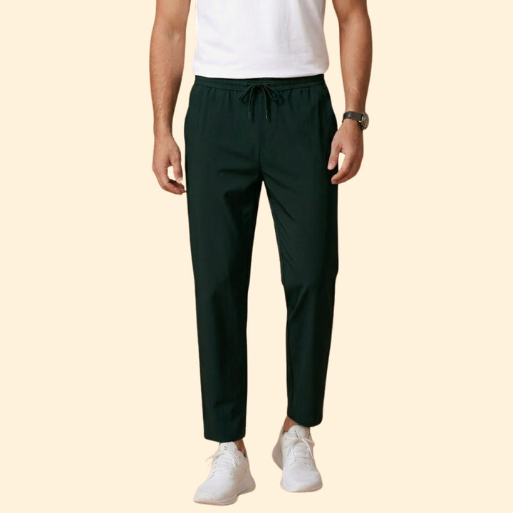 Men’s Casual Pants with Cropped Length