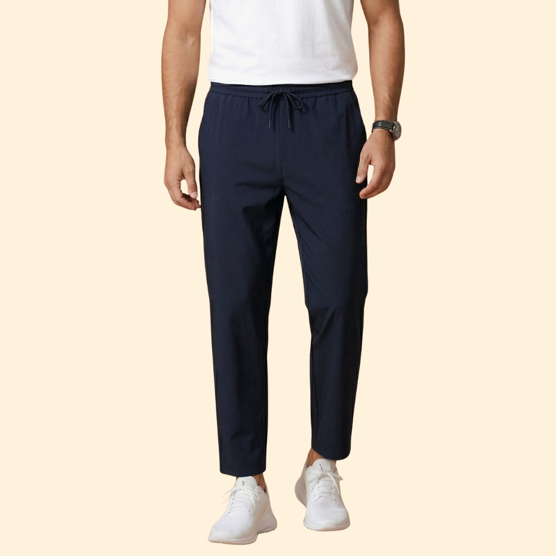 Men’s Casual Pants with Cropped Length