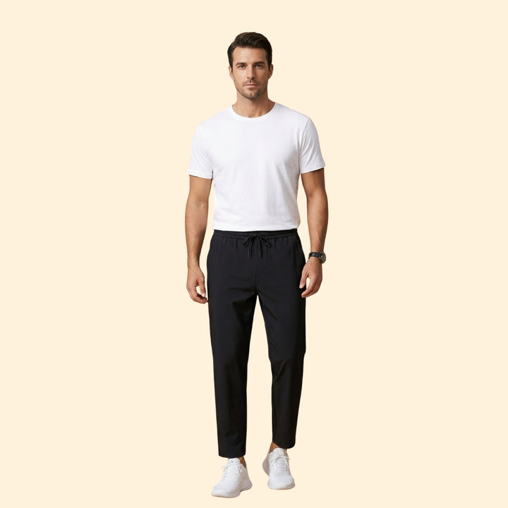 Men’s Casual Pants with Cropped Length
