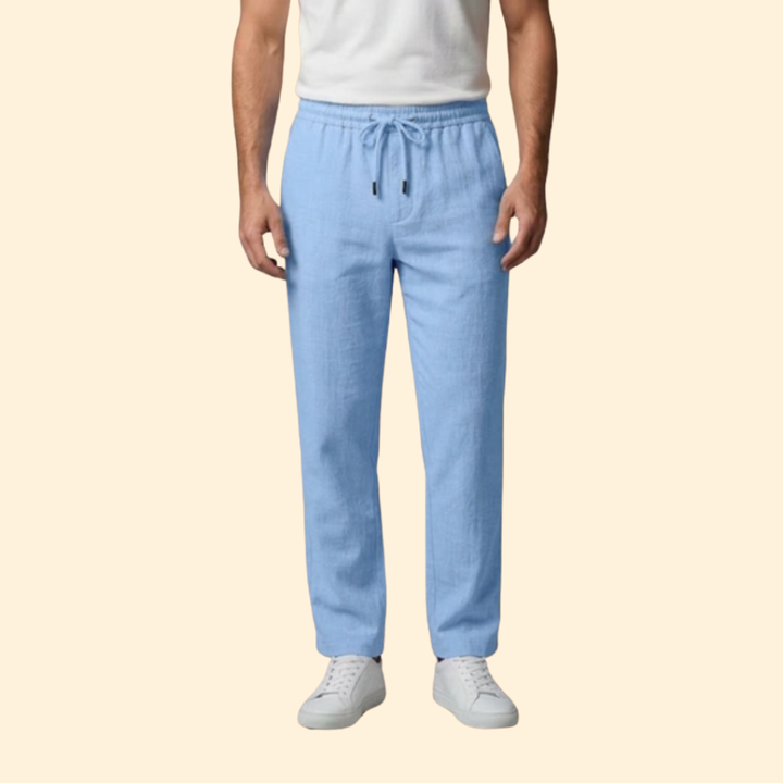 Men’s Casual Pants with Elastic Waistband
