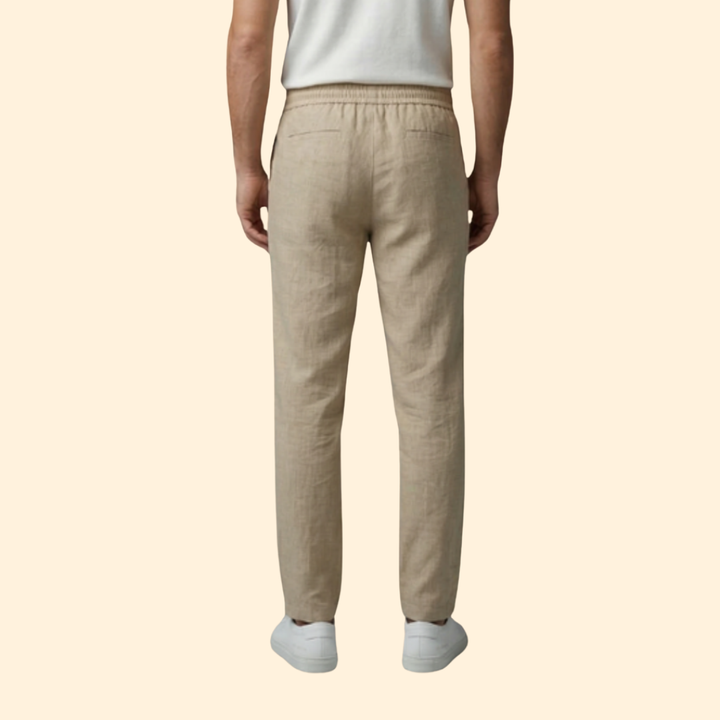 Men’s Casual Pants with Elastic Waistband