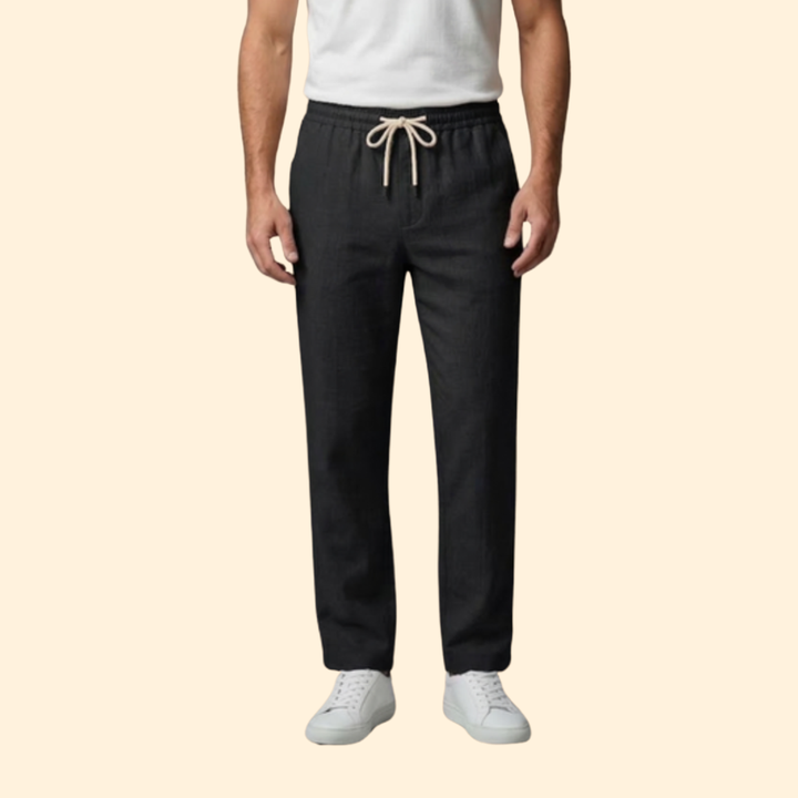 Men’s Casual Pants with Elastic Waistband