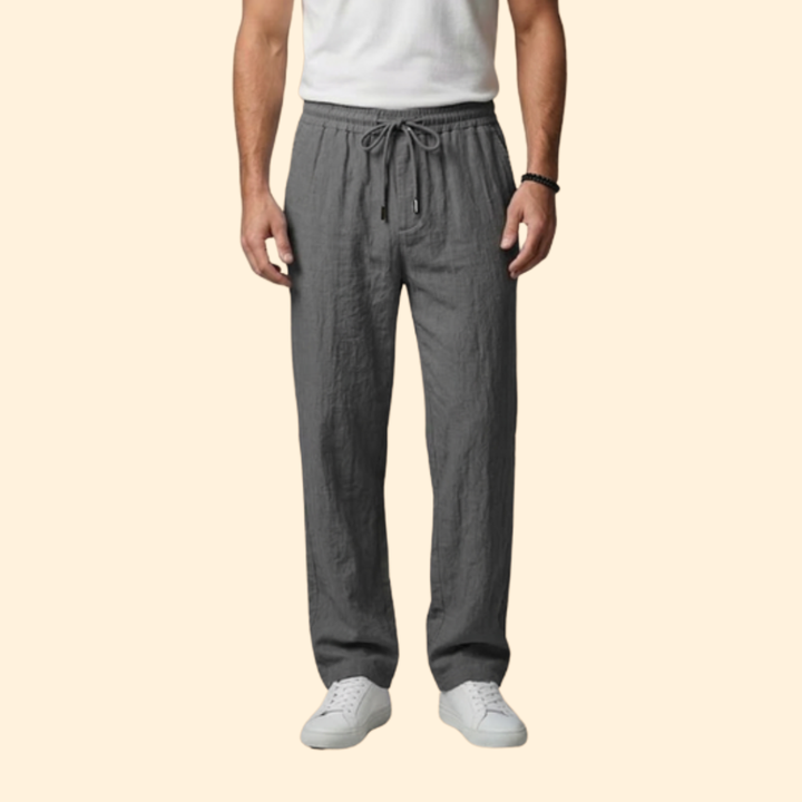 Men’s Casual Pants with Elastic Waistband