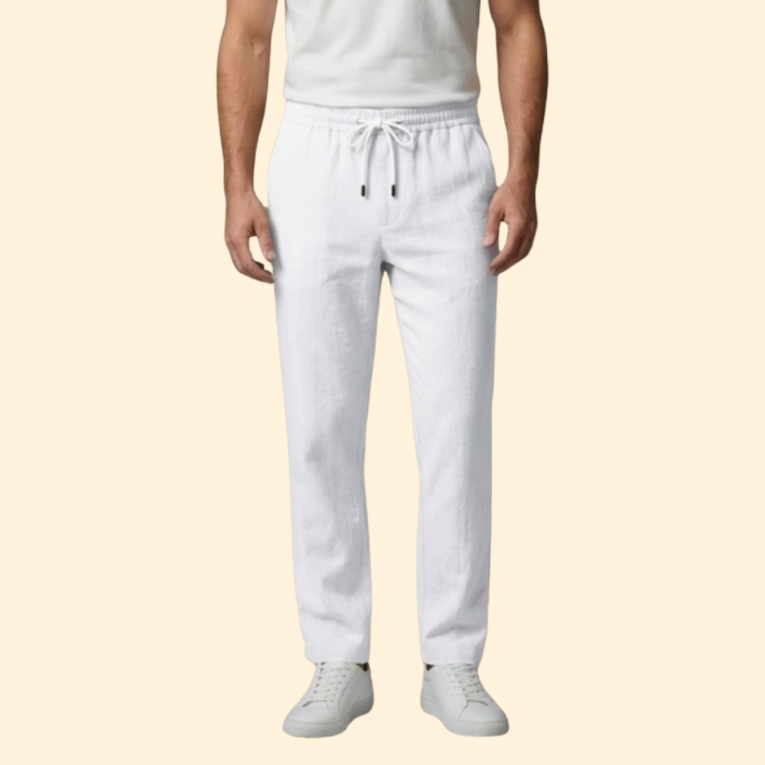 Men’s Casual Pants with Elastic Waistband