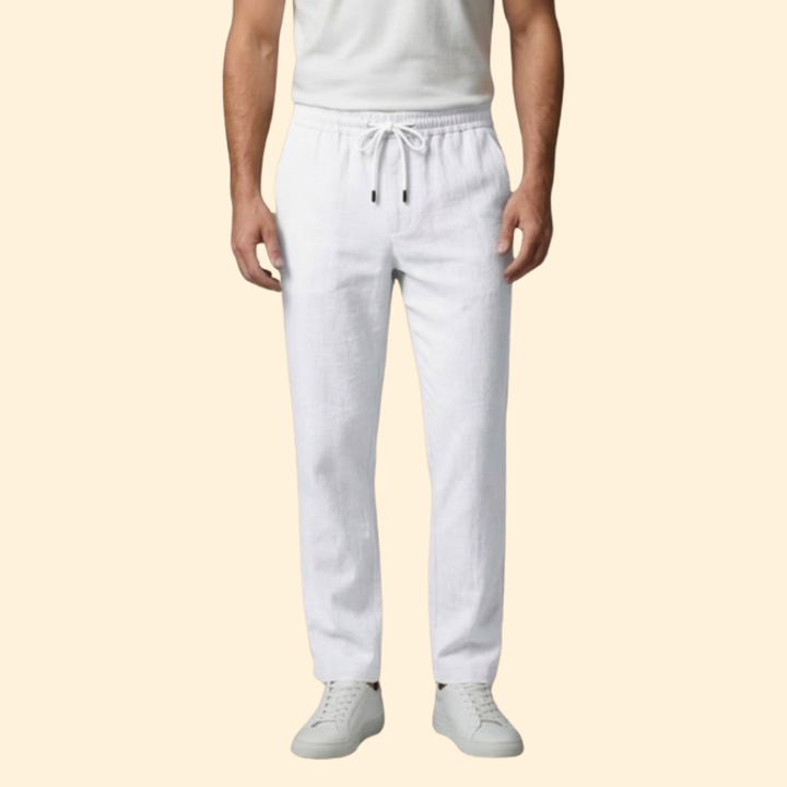 Men’s Casual Pants with Elastic Waistband