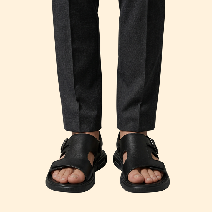 Men’s Casual Sandals with Adjustable Buckle Strap