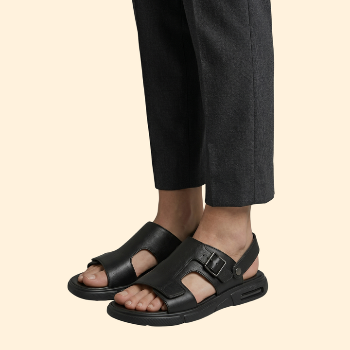 Men’s Casual Sandals with Adjustable Buckle Strap