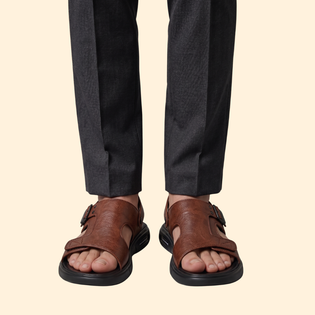 Men’s Casual Sandals with Adjustable Buckle Strap