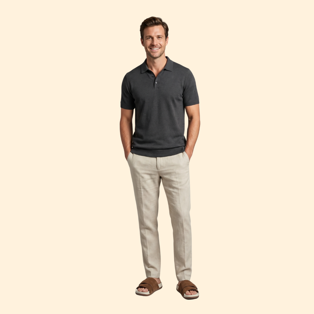 Men's Casual Sandals with Footbed