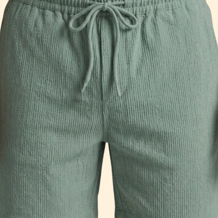 Men’s Casual Shirt and Relaxed Fit Shorts Set