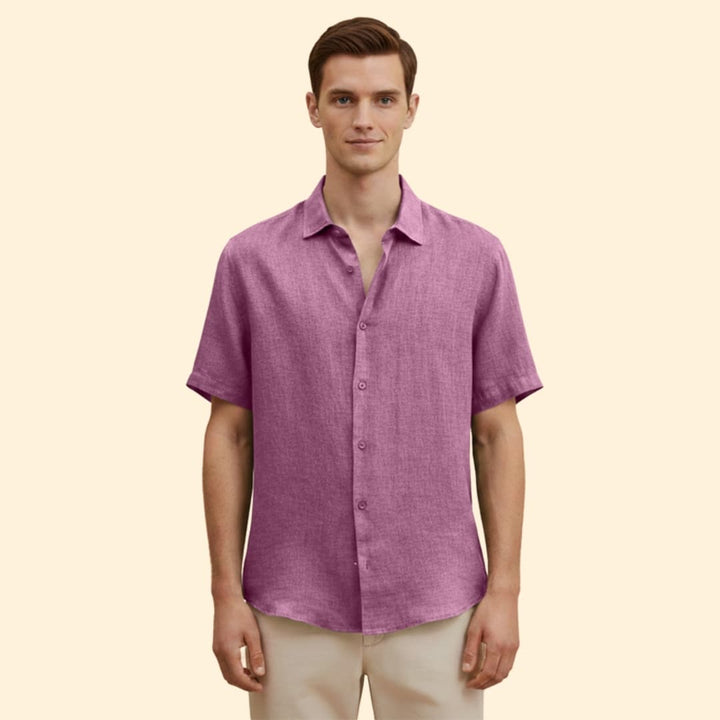 Men’s Casual Shirt with Button Down Front