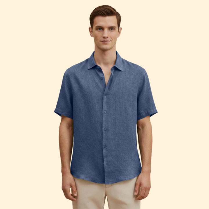 Men’s Casual Shirt with Button Down Front