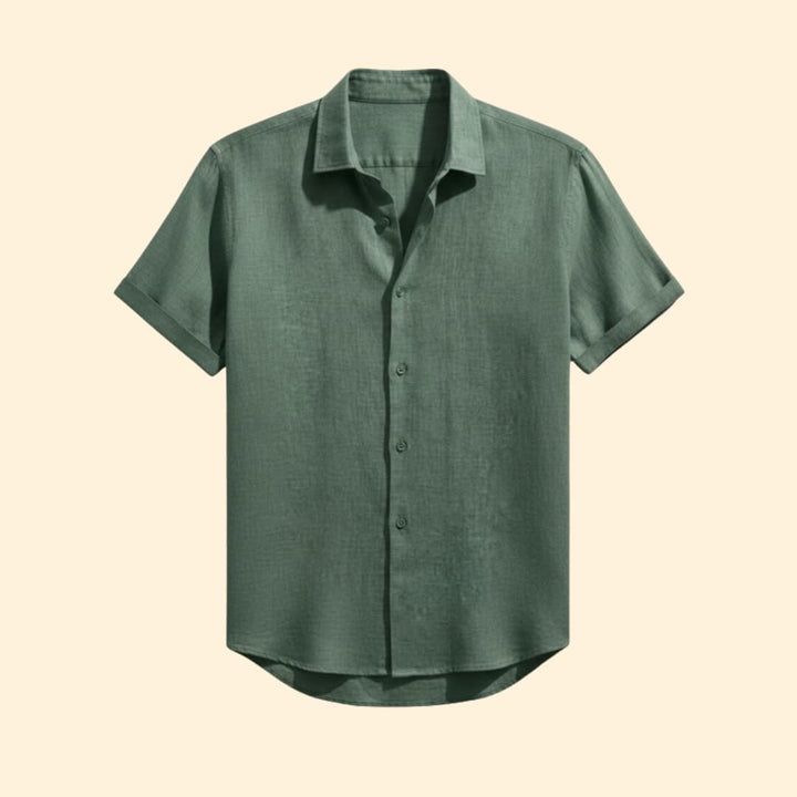 Men’s Casual Shirt with Button Down Front