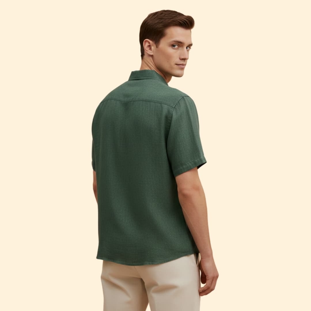 Men’s Casual Shirt with Button Down Front