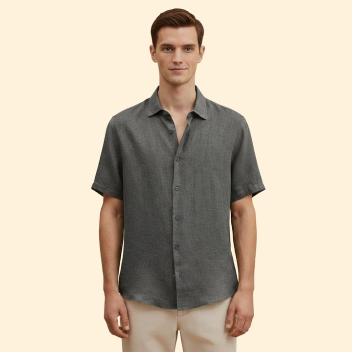 Men’s Casual Shirt with Button Down Front