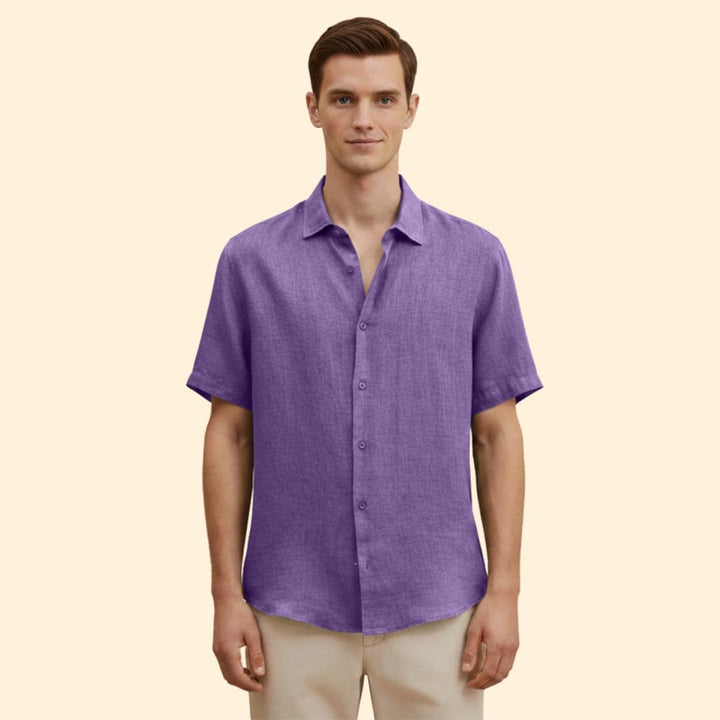 Men’s Casual Shirt with Button Down Front