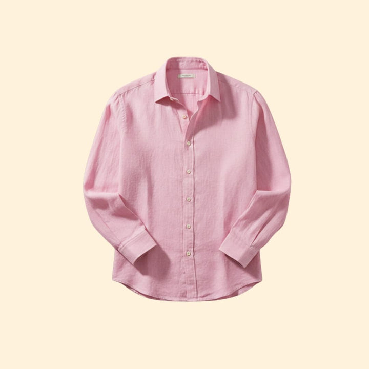 Men's Casual Shirt with Button Placket
