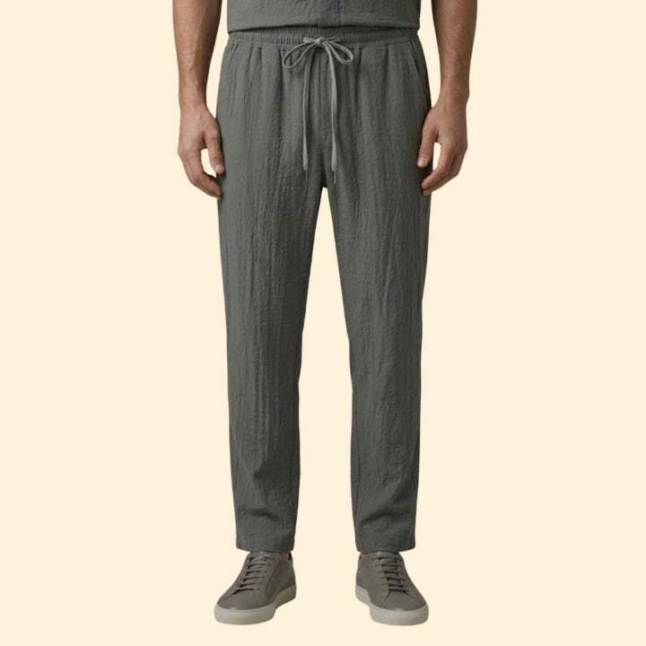 Men’s Casual Shirt with Jogger Pants Set