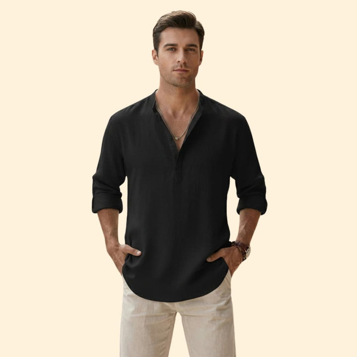 Men's Casual Shirt with Long Sleeves