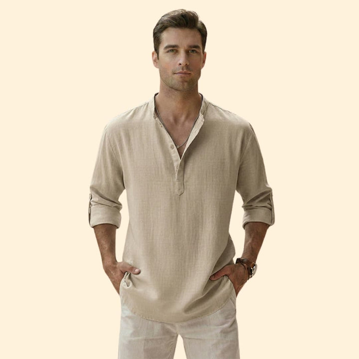 Men's Casual Shirt with Long Sleeves